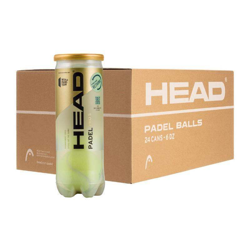 HEAD PADEL PRO S CAJÓN 24 BOTES DE 3 PELOTAS