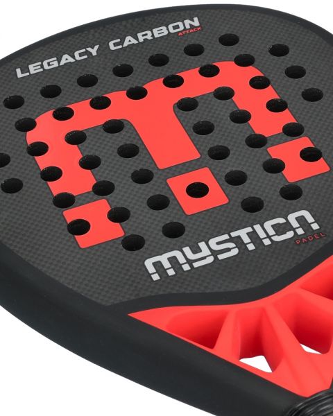 PALA MYSTICA LEGACY CARBON ATTACK RED - Padel Shop