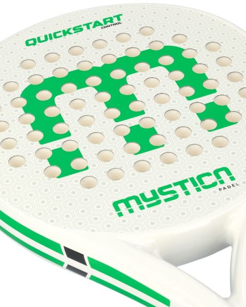 PALA MYSTICA QUICKSTART CONTROL WHITE - Padel Shop