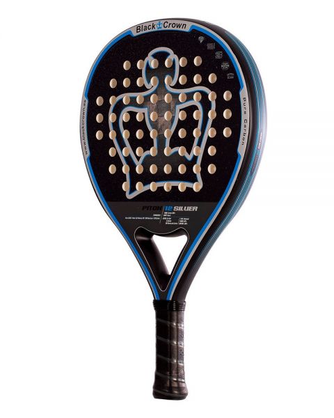 PALA BLACK CROWN PITON 12 SILVER 24 - Padel Shop