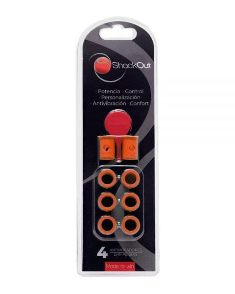 ANTIVIBRADOR SHOCKOUT NARANJA - Padel Shop